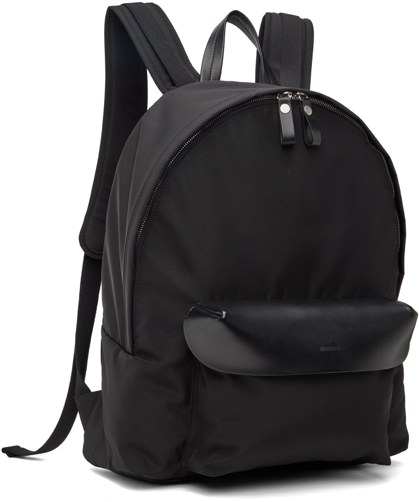 Jil Sander Black Zip Backpack Jil Sander