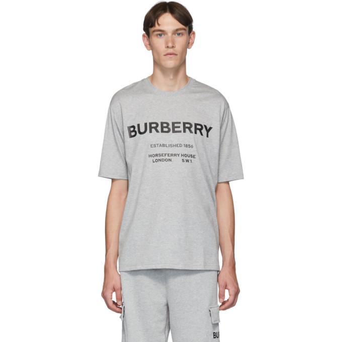burberry t shirt grey