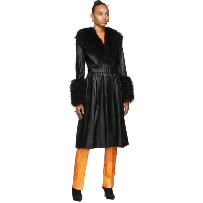 saks potts shearling jacket