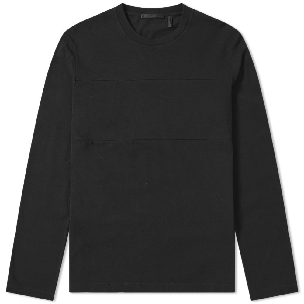 Helmut Lang Long Sleeve Band Seam Back Logo Tee Helmut Lang