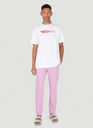 Drawstring Track Pants in Pink