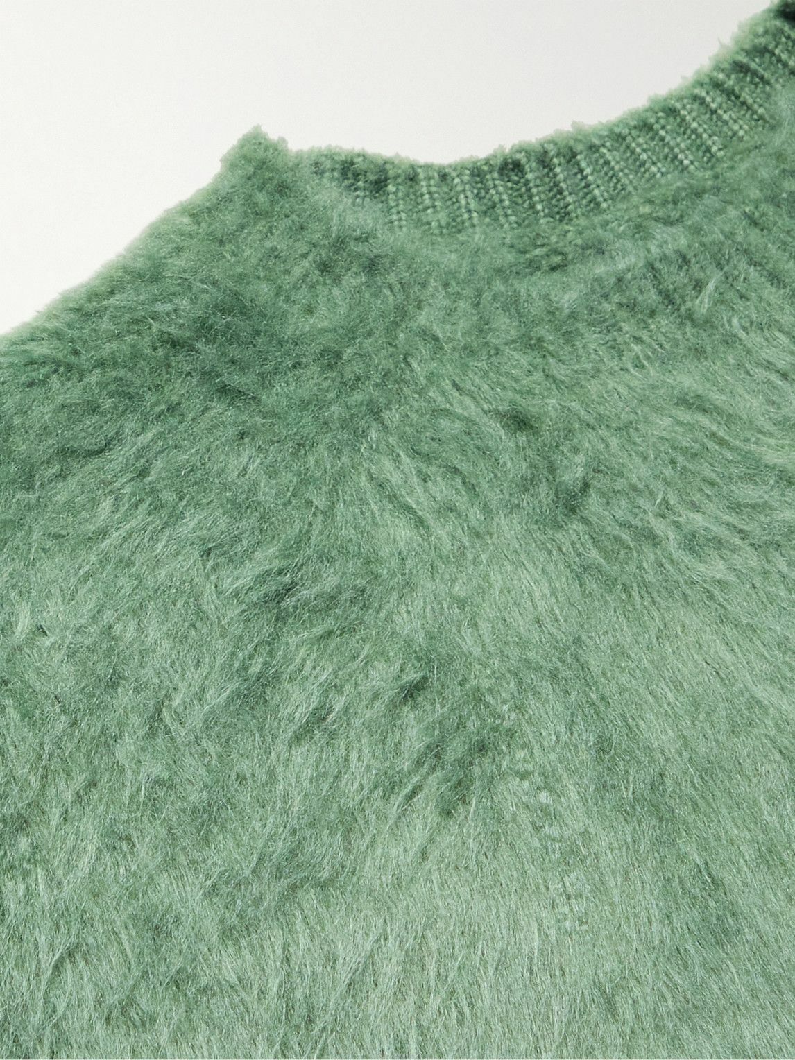 Jil Sander - Brushed-Silk Sweater - Green Jil Sander