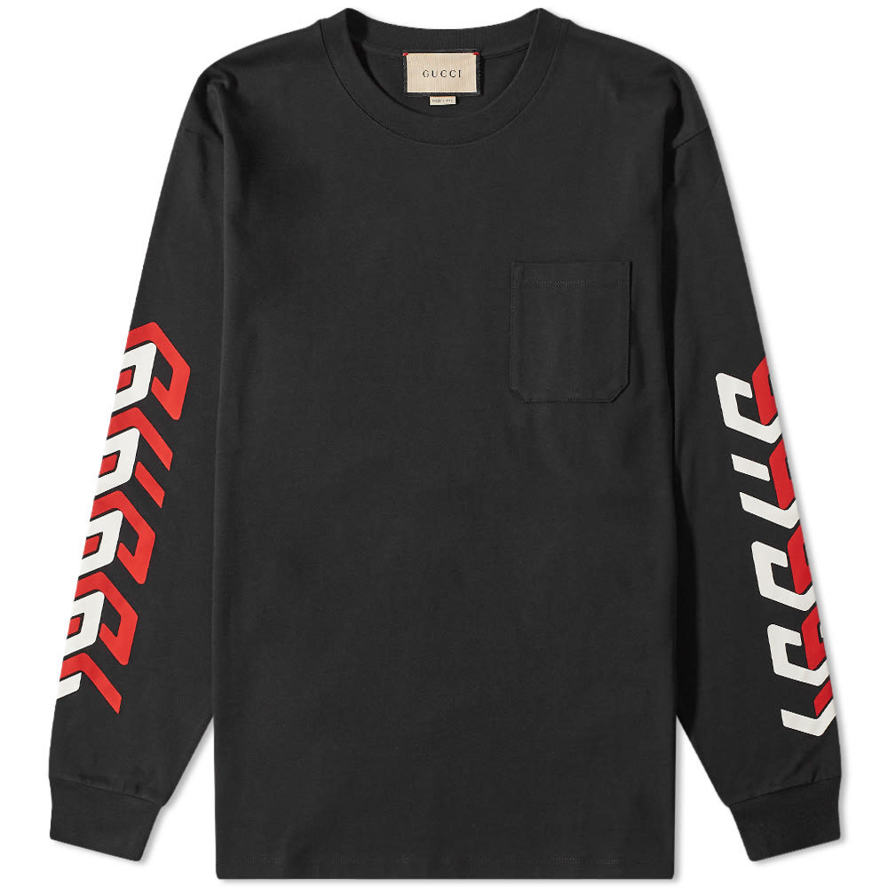 Gucci Geometric Block Long Sleeve Tee Gucci