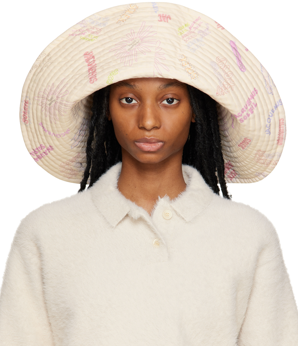 Jacquemus Beige 'Le Chapeau Lagrima' Bucket Hat Jacquemus