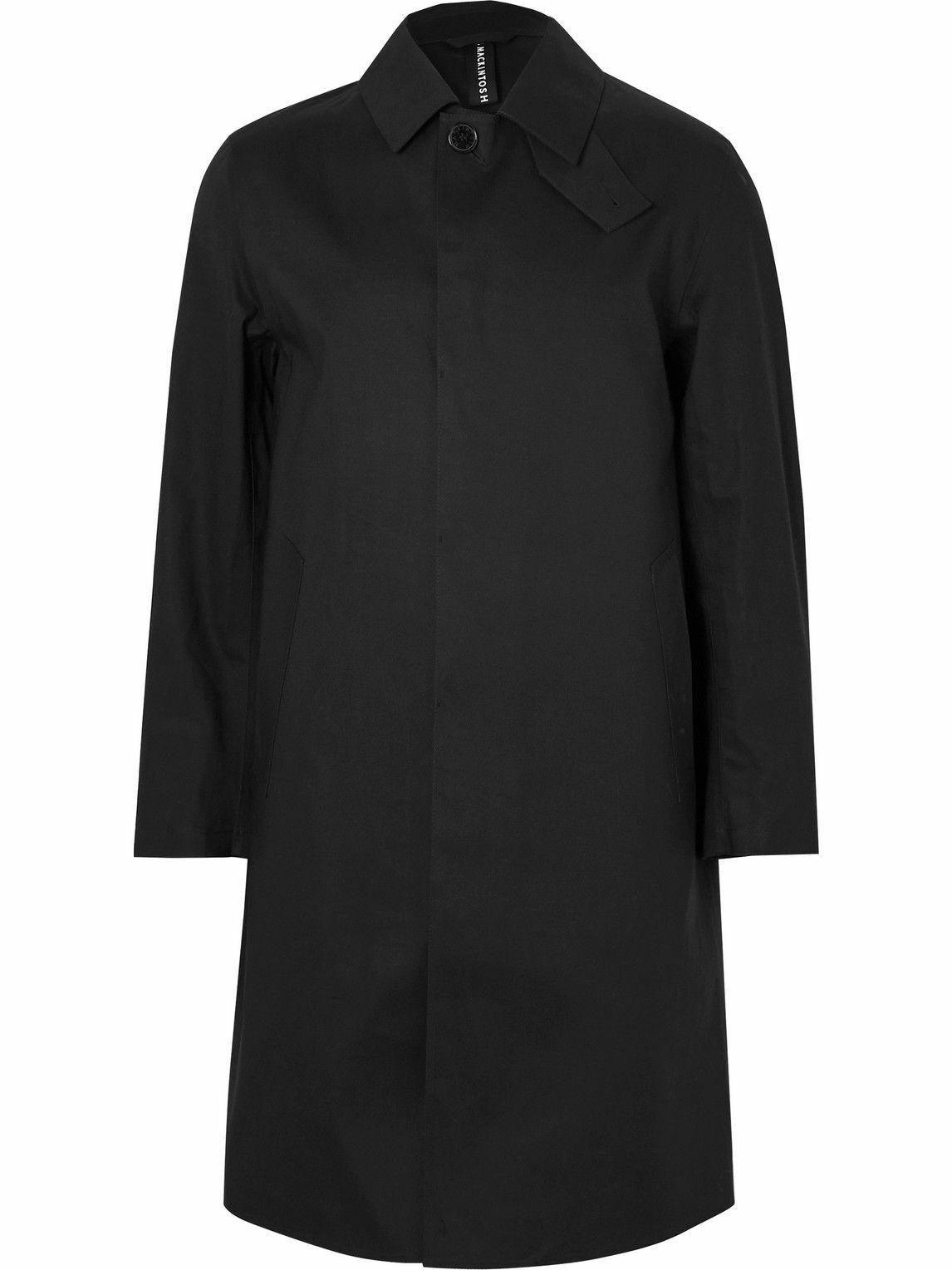 Mackintosh - Oxford Bonded Cotton Trench Coat - Black Mackintosh