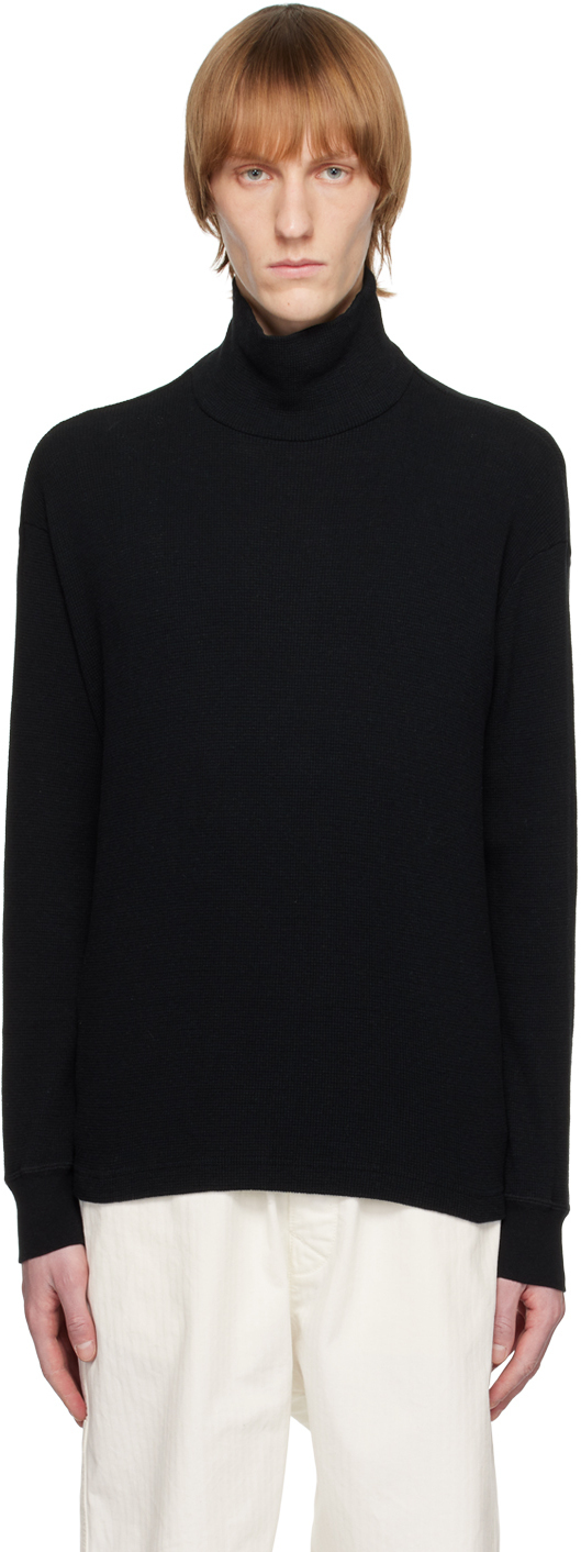 Undercover Black Cotton Turtleneck Undercover