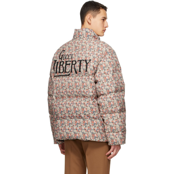 gucci liberty puffer jacket