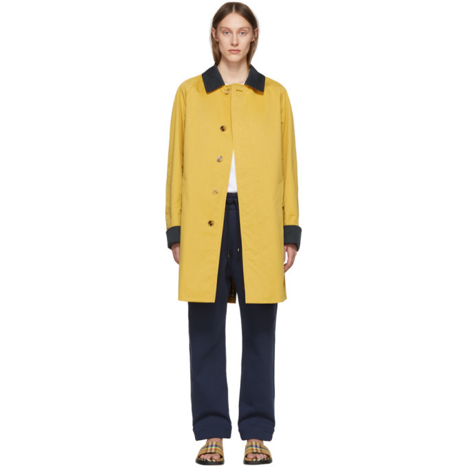 burberry yellow coat