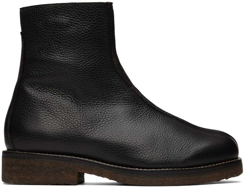 harrema light leather chelsea boots