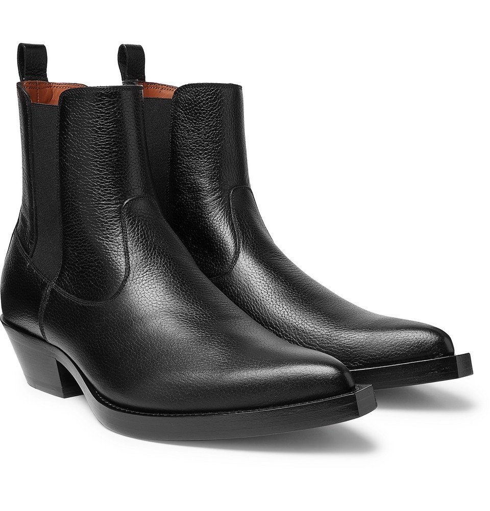 Givenchy - Texas Full-Grain Leather Chelsea Boots - Men - Black Givenchy