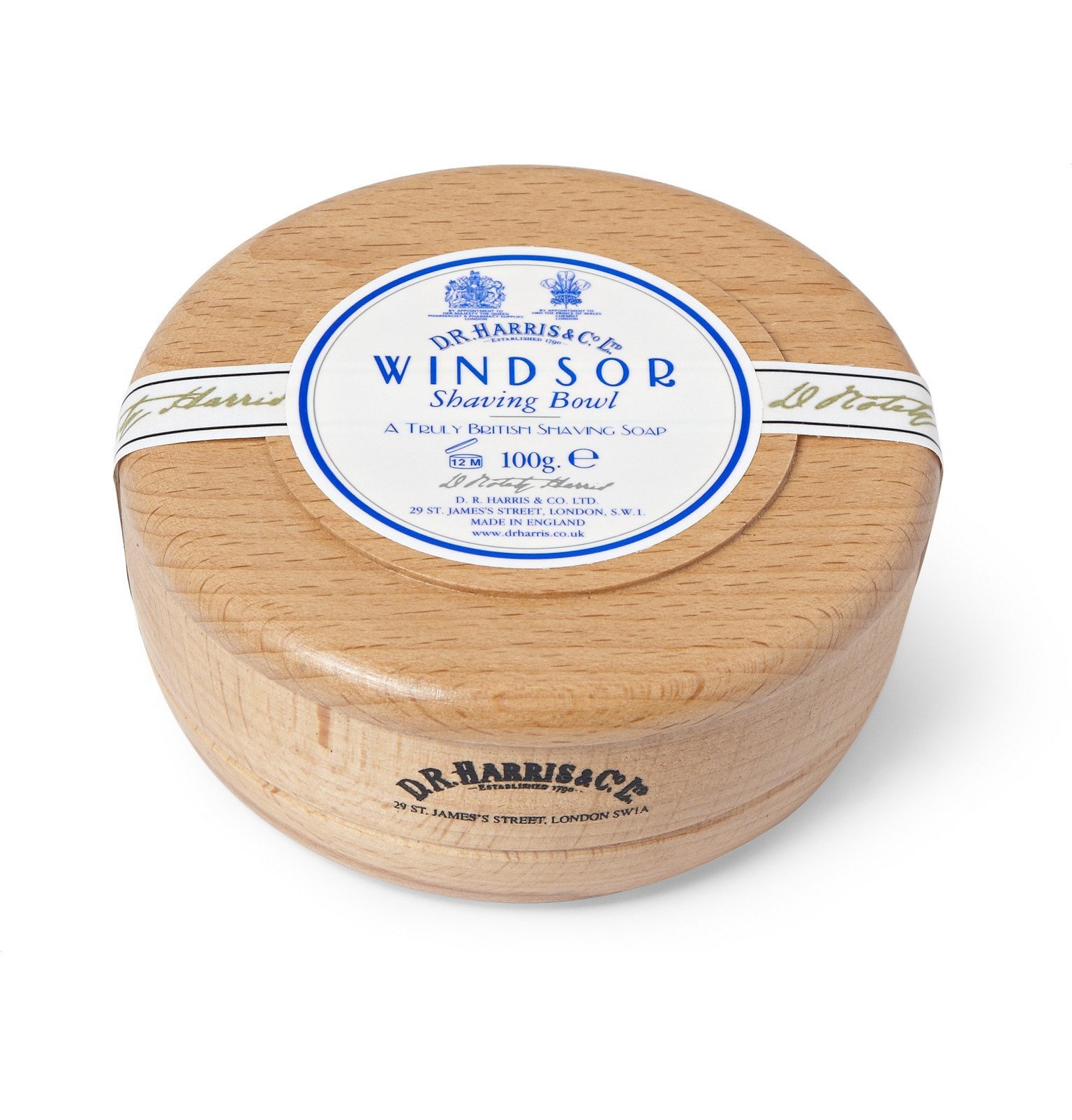 D R Harris Windsor Shaving Bowl and Soap Brown D.R. Harris & Co.