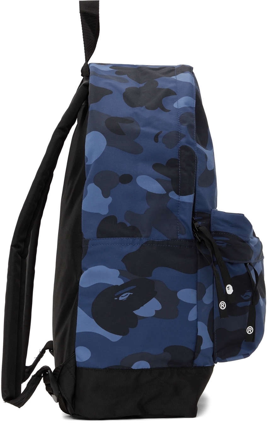 bape backpack blue