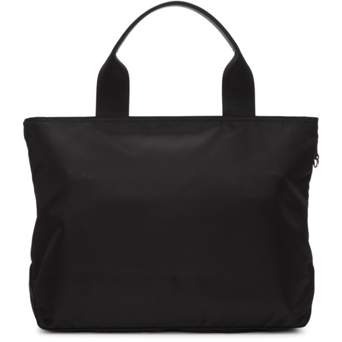 Prada Black Nylon Small East West Tote Prada