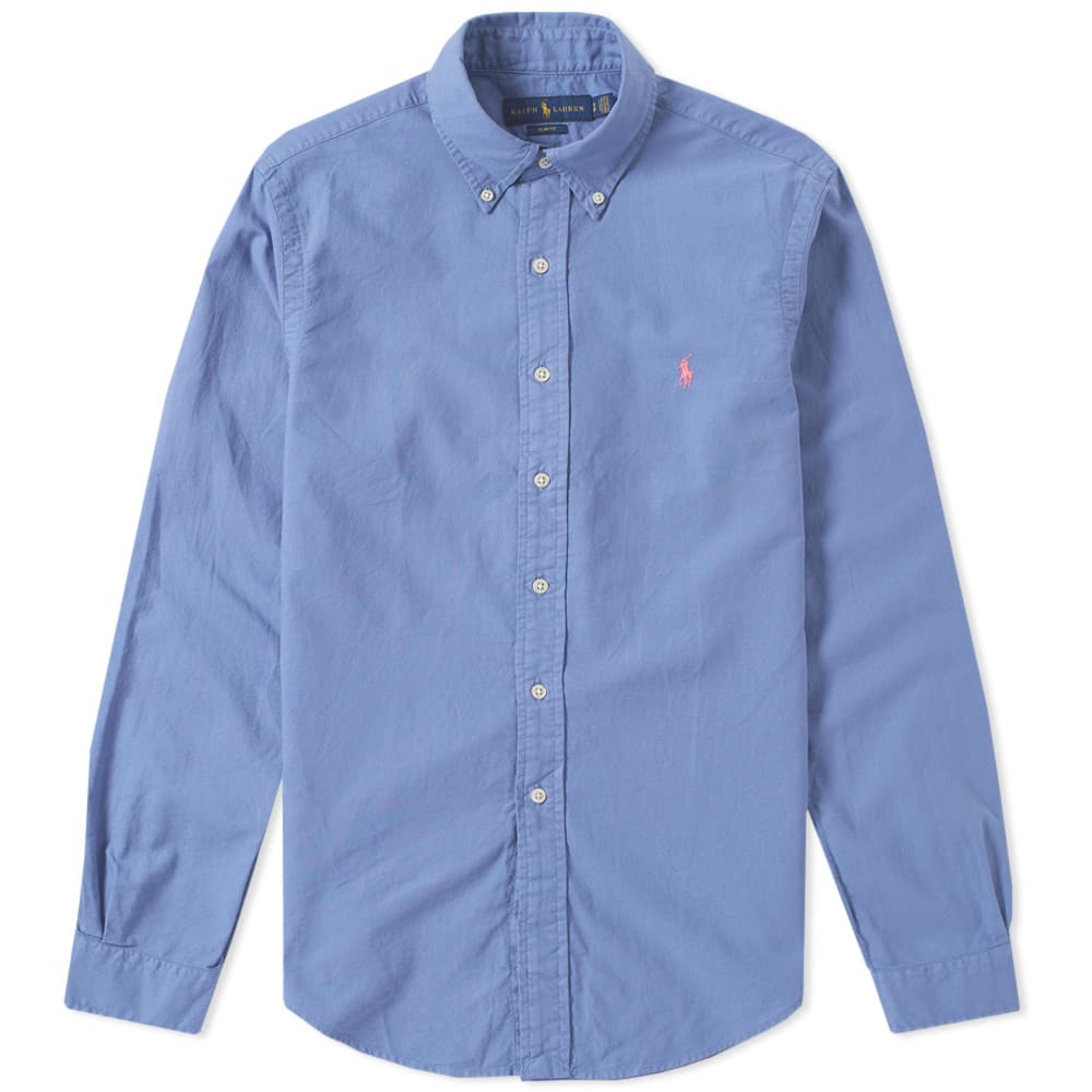 Polo Ralph Lauren Slim Fit Garment Dyed Oxford Shirt Polo Ralph Lauren