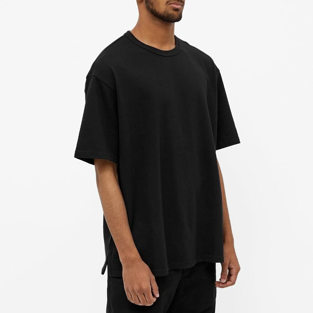 FrizmWORKS Men's Double Rib Oversized T-Shirt in Black FrizmWORKS