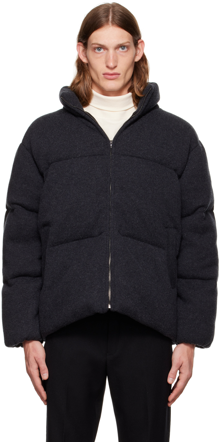 Joseph Gray Soft Wool Down Jacket Joseph