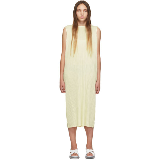 issey miyake pleated tank dress