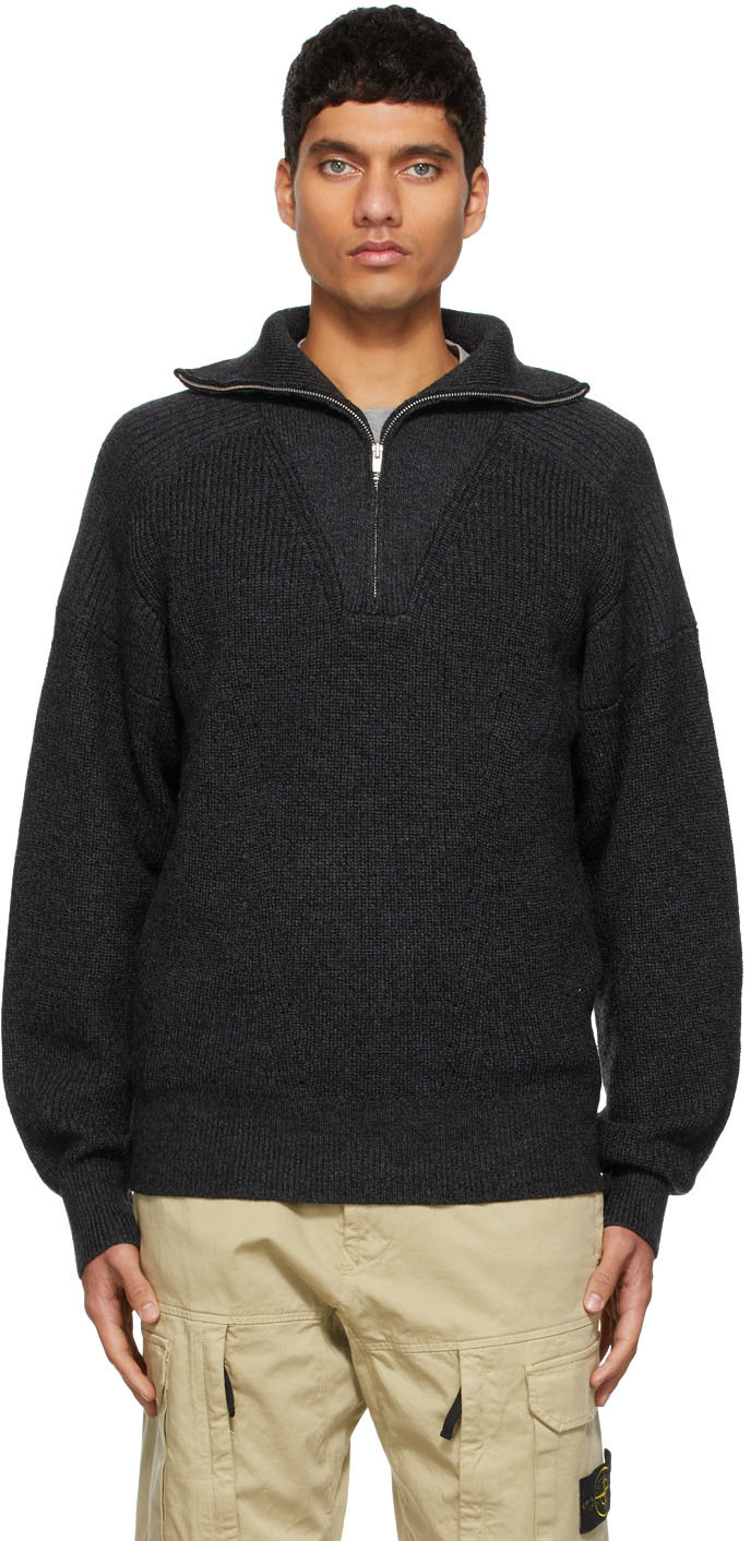 half zip turtleneck