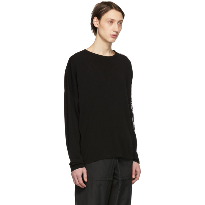 Givenchy Black Wool Webbing 4G Sweater Givenchy