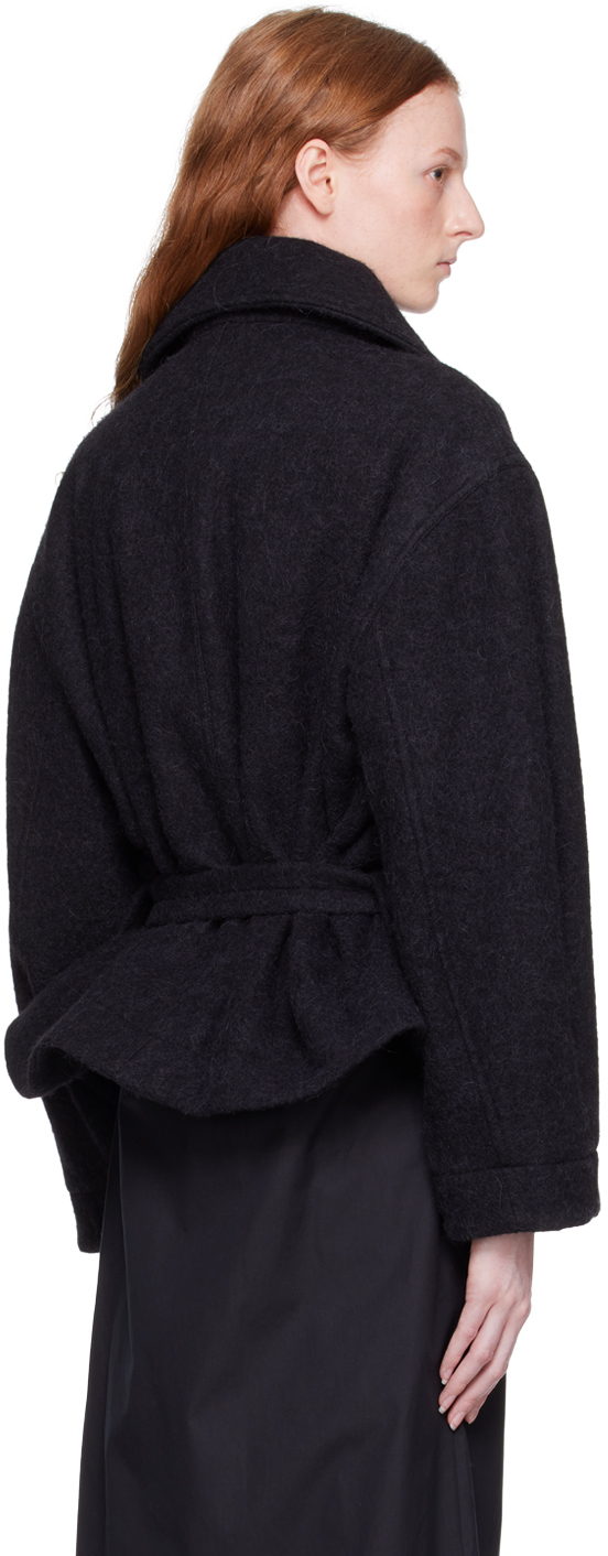 LEMAIRE Black Bathrobe Jacket Lemaire