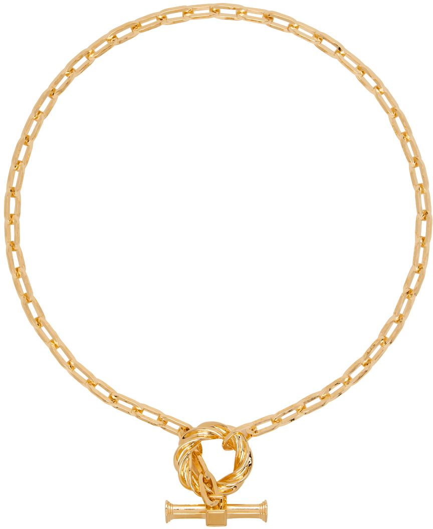 Bottega Gold Chain Necklace Bottega
