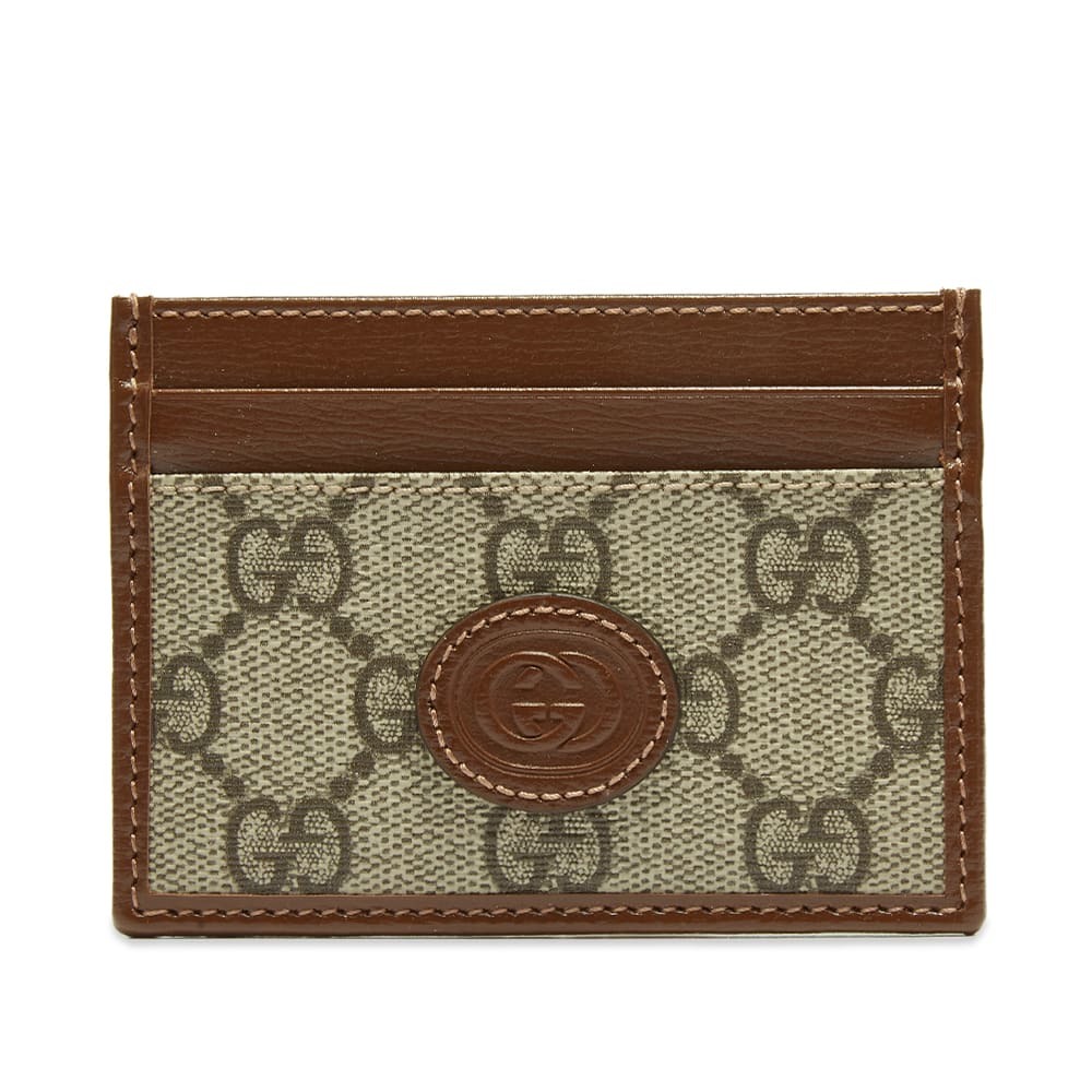 Gucci GG Supreme Oval Card Holder Gucci