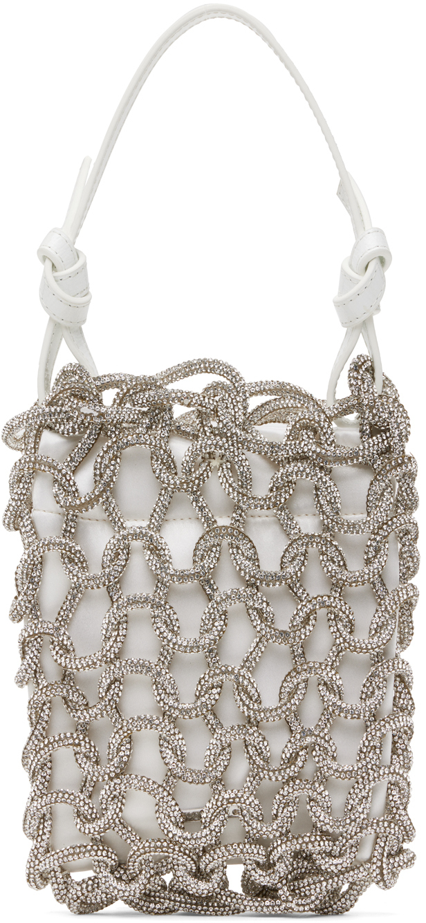 Staud Silver Crystal Bag Staud