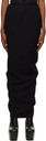 Rick Owens Black Pillar Maxi Skirt