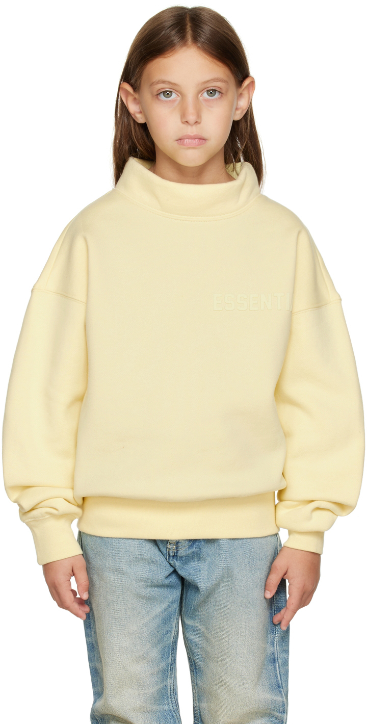 Essentials Kids Yellow Mock Neck Sweatshirt Essentials