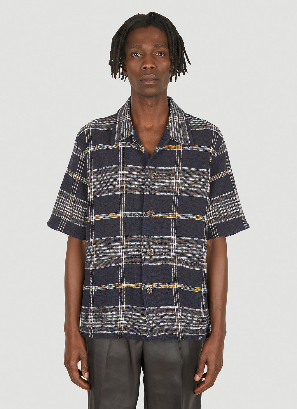 Summer Plaid Elder Shirt in Grey Our Legacy