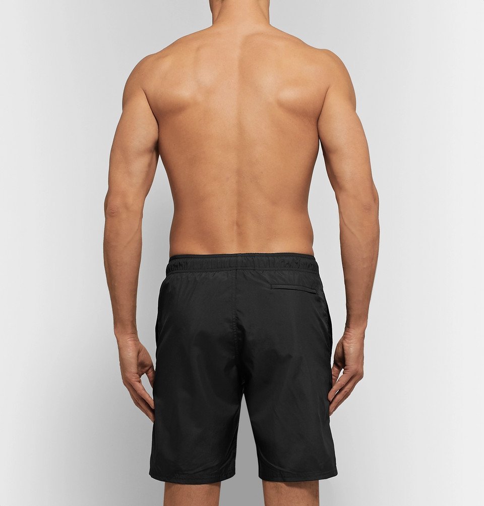 Givenchy - Slim-Fit Long-Length Logo-Print Swim Shorts - Men - Black  Givenchy