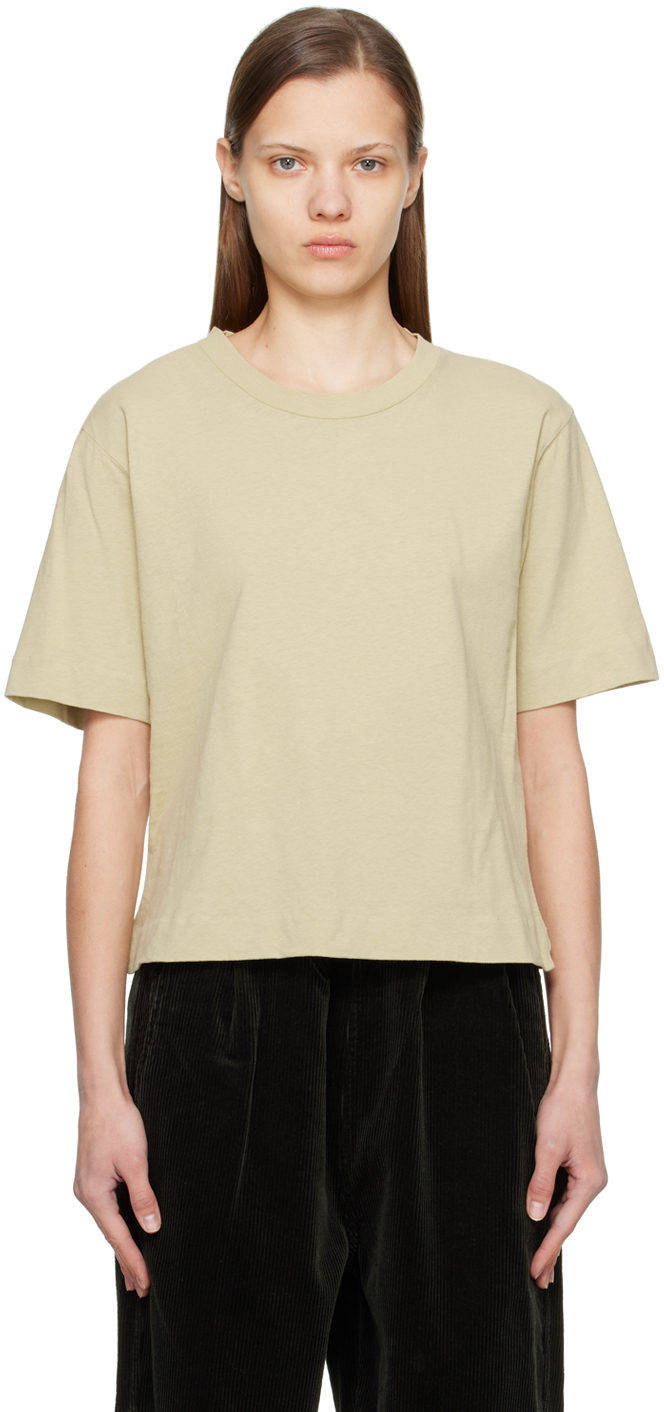 Margaret Howell Green Simple T-Shirt Margaret Howell