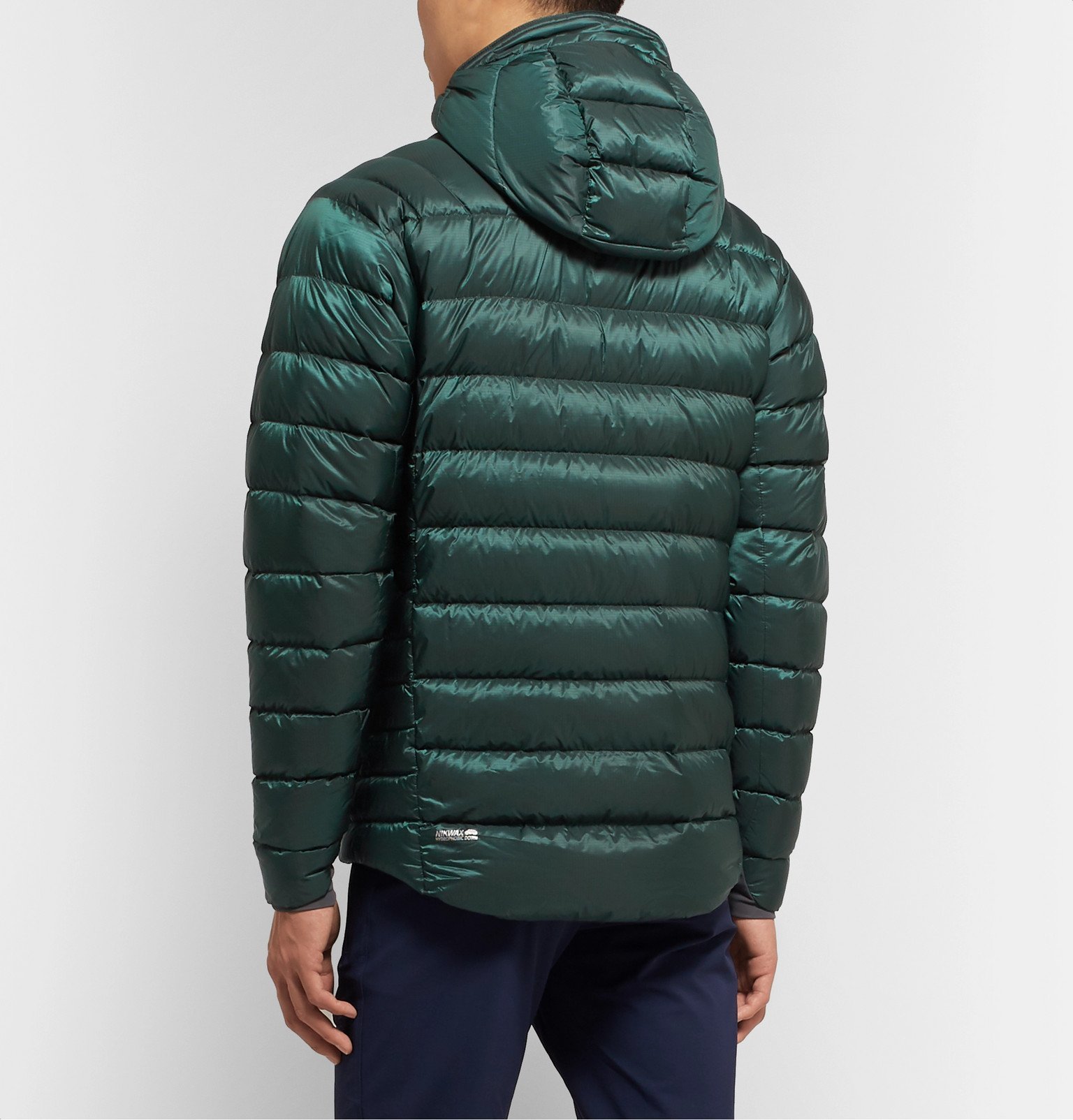 Rab - Electron Quilted Pertex Quantum Pro Hooded Down Jacket - Green Rab