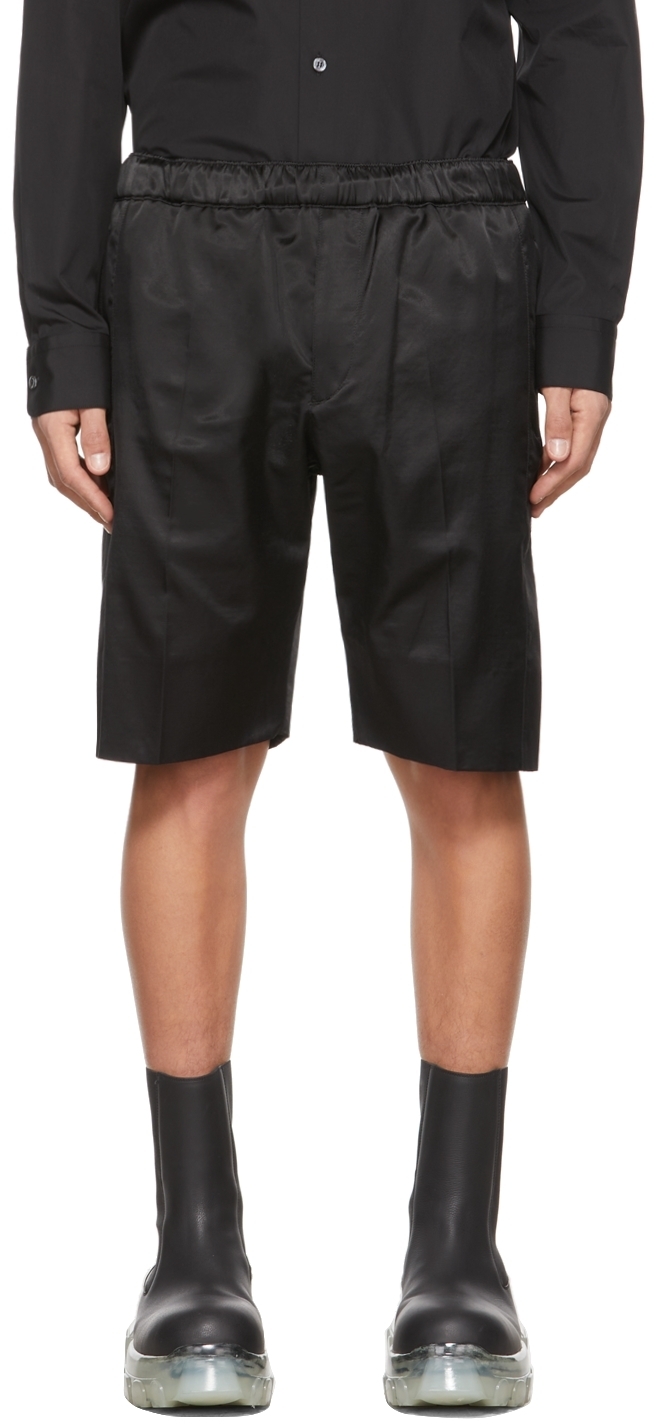 ALEXANDER MCQUEEN Emb Shorts (Black) main image 1