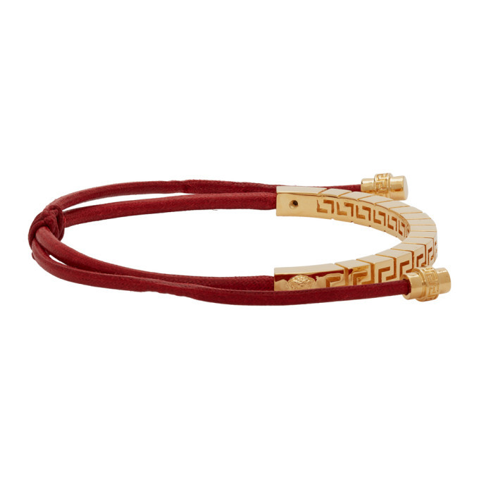 red versace bracelet