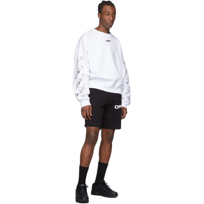 White Airport Tape Sweatshirt Off-White