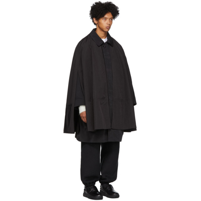 Sasquatchfabrix. Black Cloak Coat Sasquatchfabrix