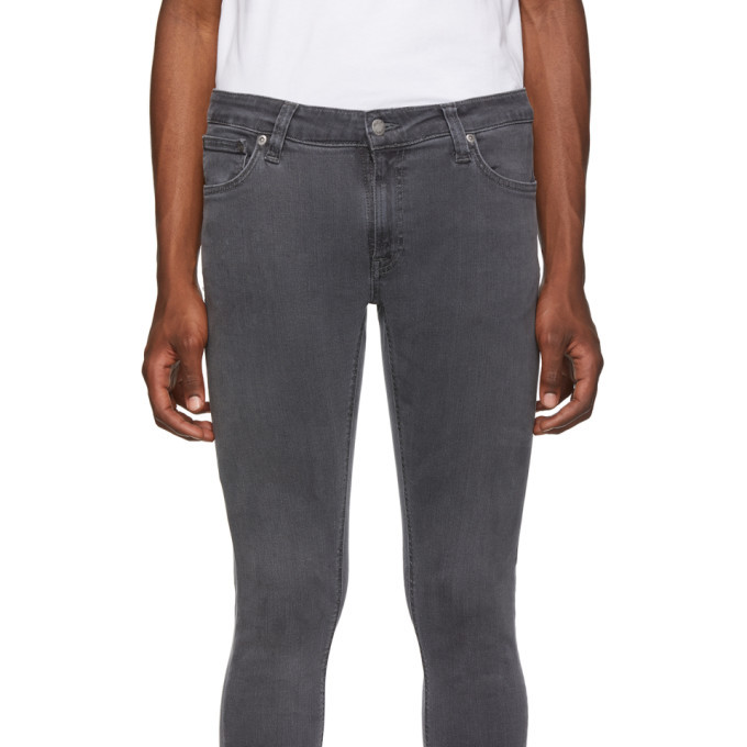 Nudie Jeans Grey Skinny Lin Jeans Nudie 