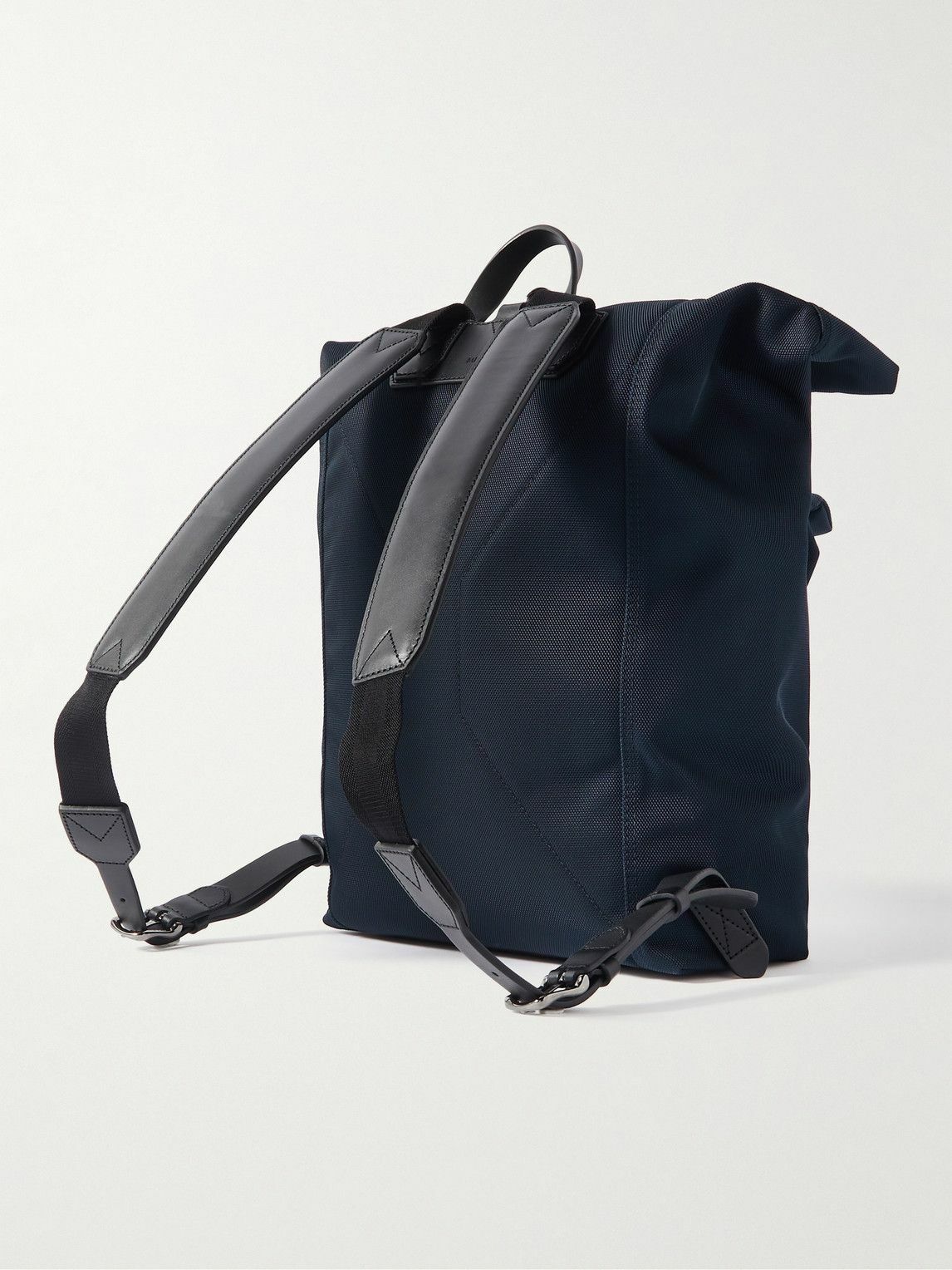 Mismo - M/S Escape Leather-Trimmed Nylon Backpack Mismo