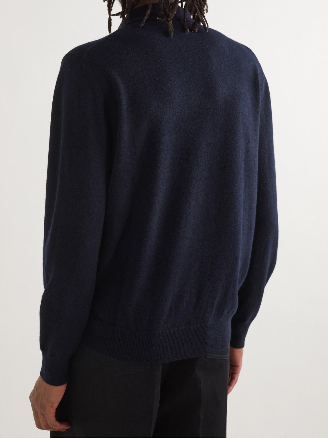 Allude - Cashmere Polo Shirt - Blue