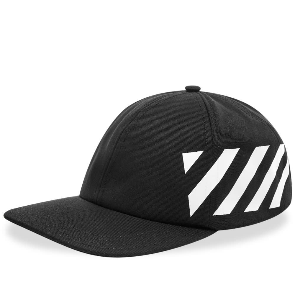 off white red cap