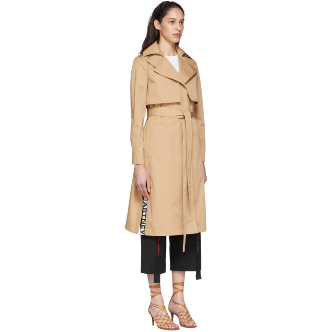 Stella McCartney Beige Twill Trench Coat Stella McCartney