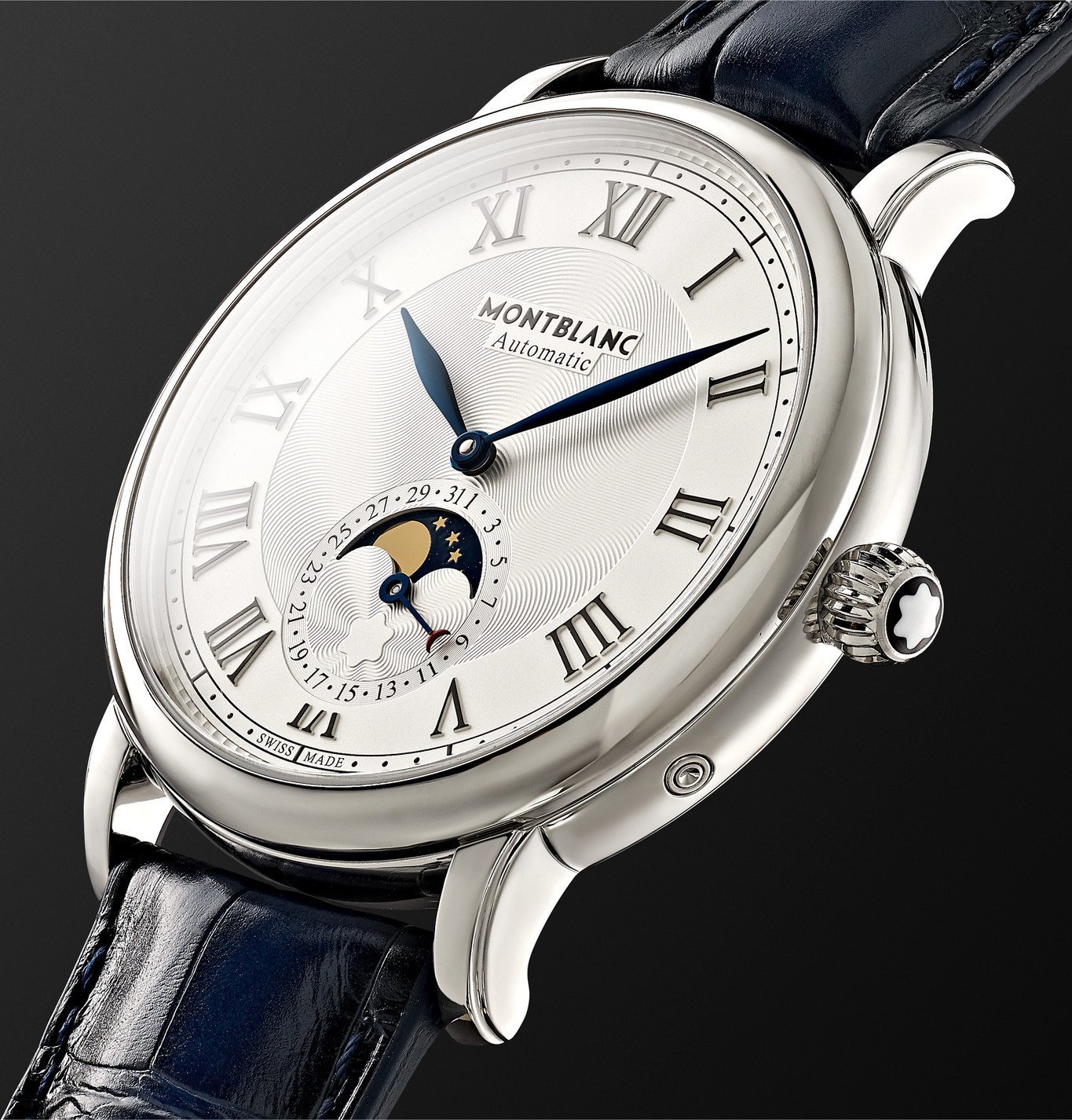 Montblanc - Star Legacy Automatic Moon-Phase 42mm Stainless Steel and ...