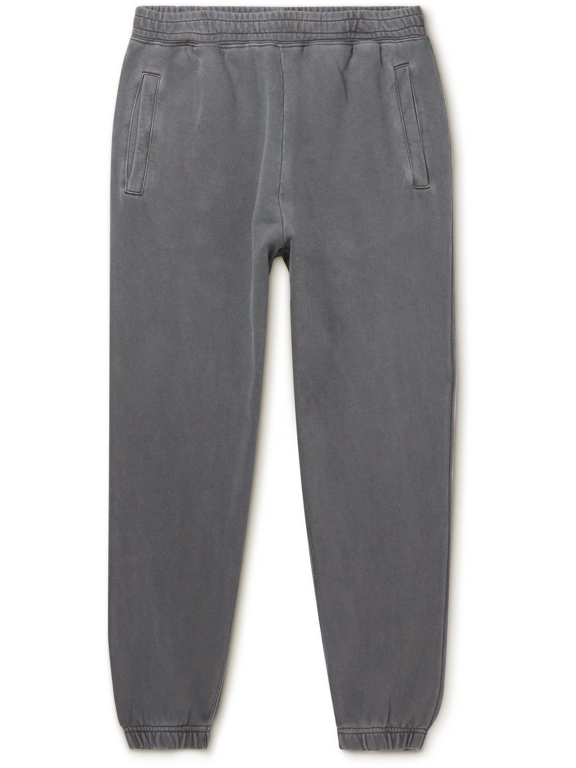 Carhartt WIP - Nelson Tapered Garment-Dyed Cotton-Jersey Sweatpants ...