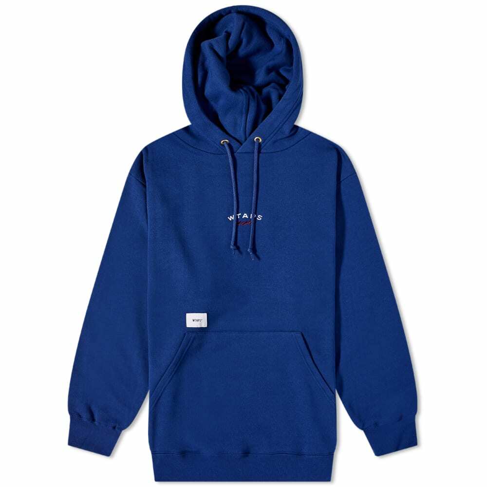 WTAPS Men's Thor Popover Hoody in Blue WTAPS