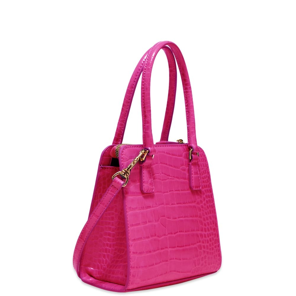 Poppy Lissiman Women's Crikey Faux Croc Top Handle Bag in Hot Pink ...