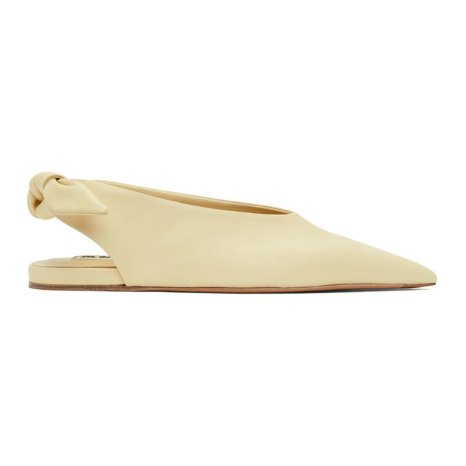 off white ballet flats