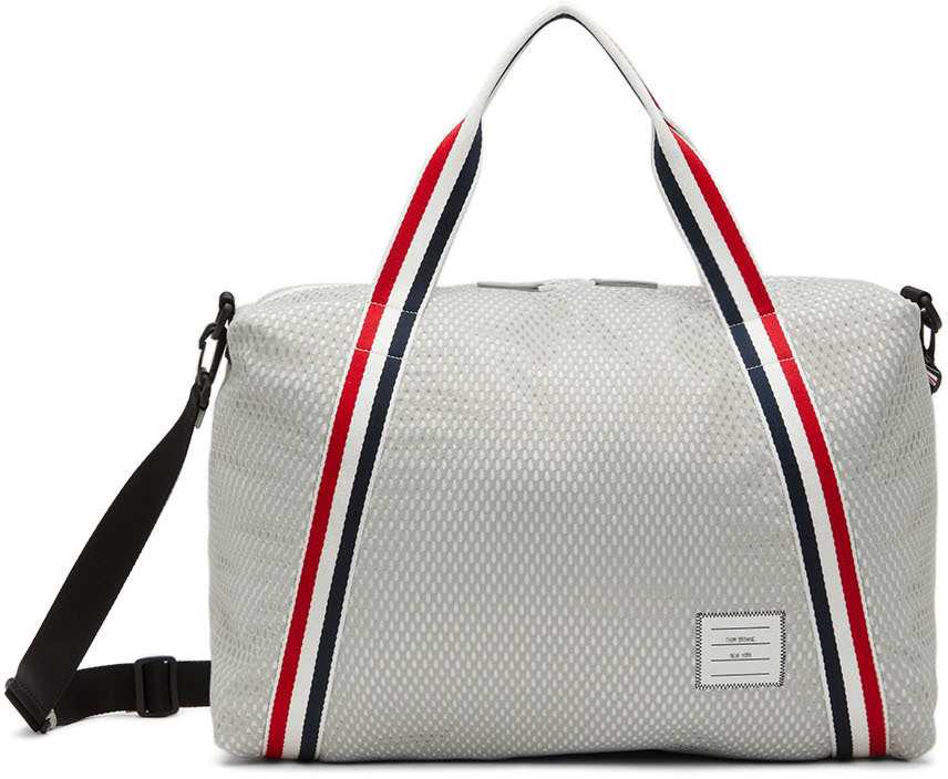 Thom Browne Gray Gym Bag Tote Thom Browne