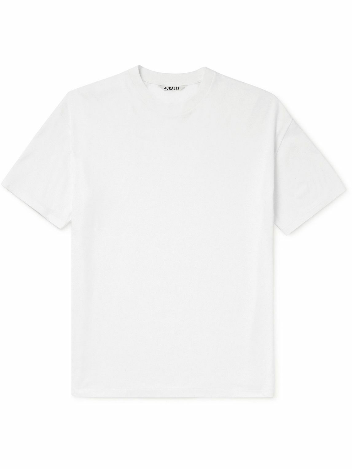 Auralee - Cotton-Jersey T-Shirt - White Auralee