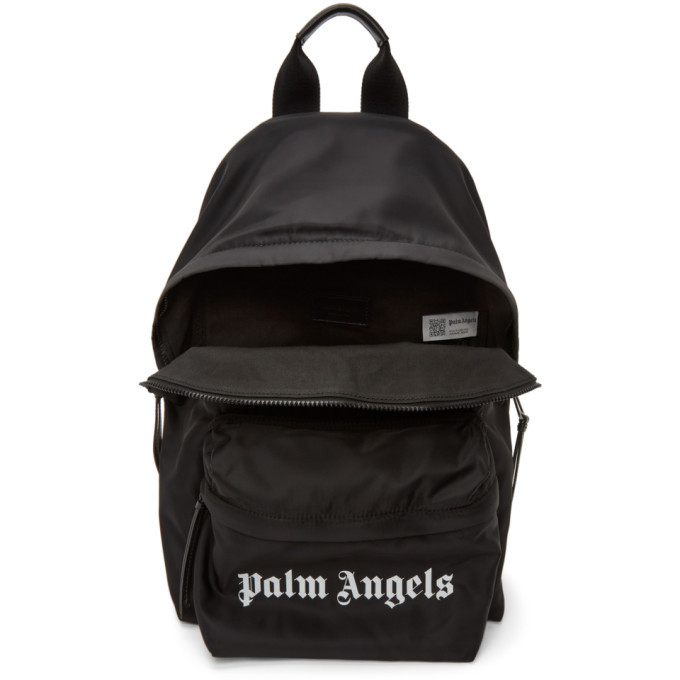 Palm Angels Black Small Backpack Palm Angels